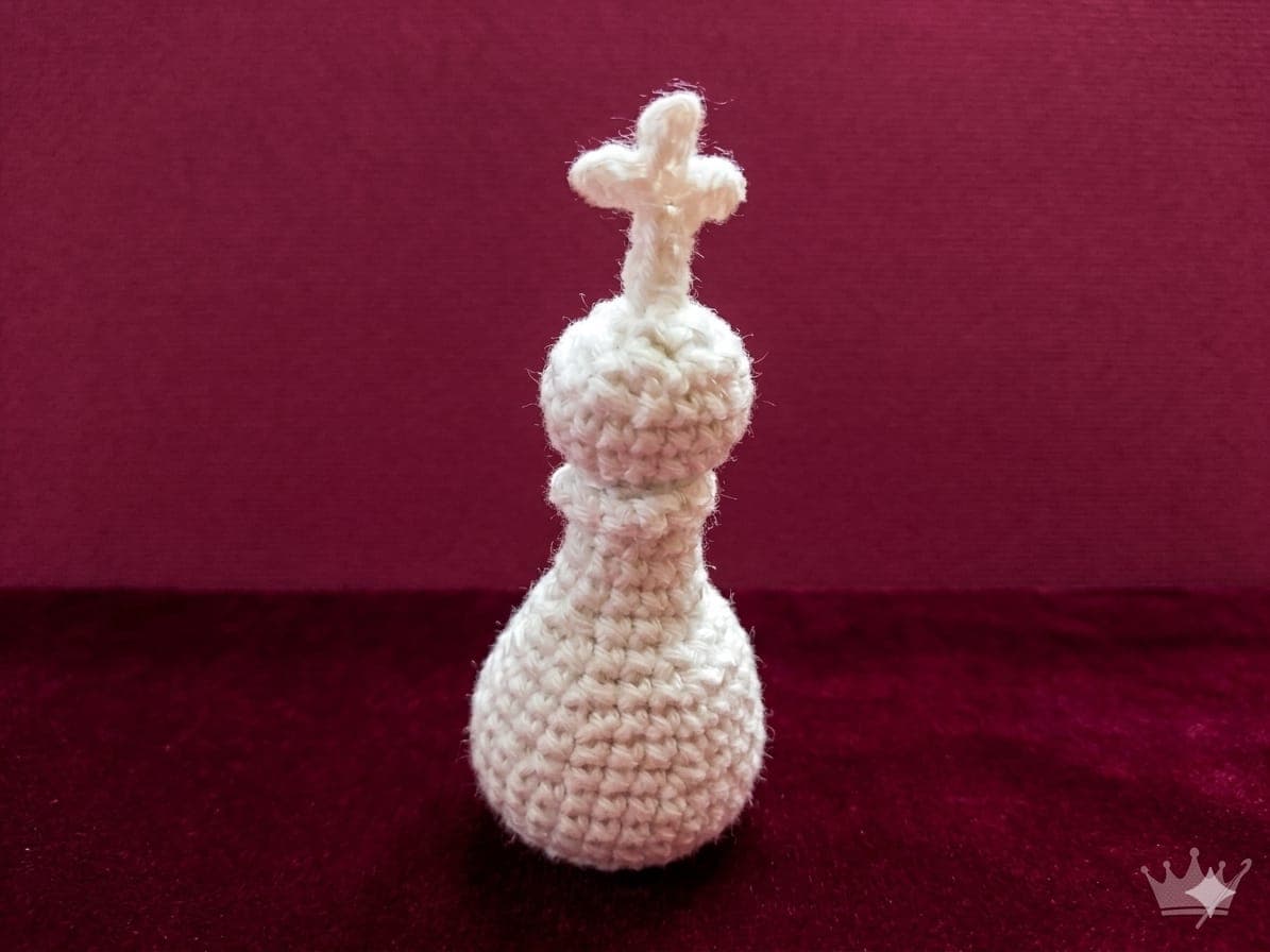 Crochet Chess Bishop
