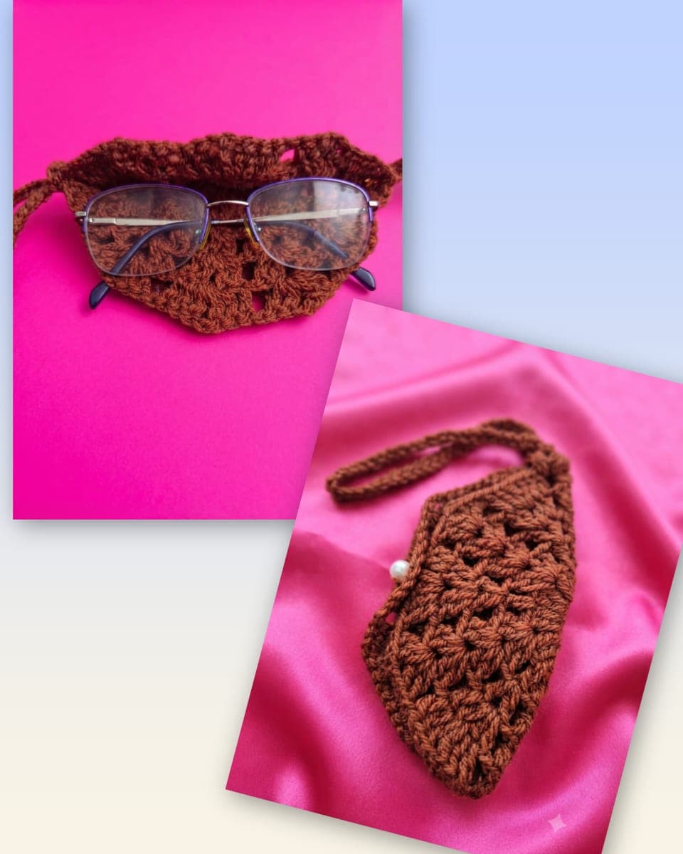 Crochet Eyeglass Case