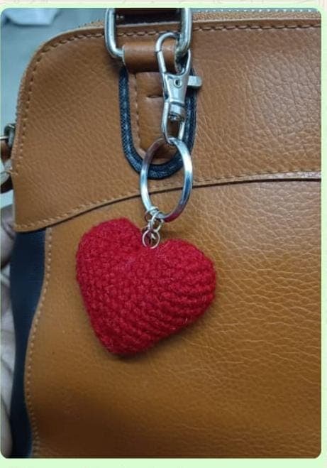 Heart Bag Charm
