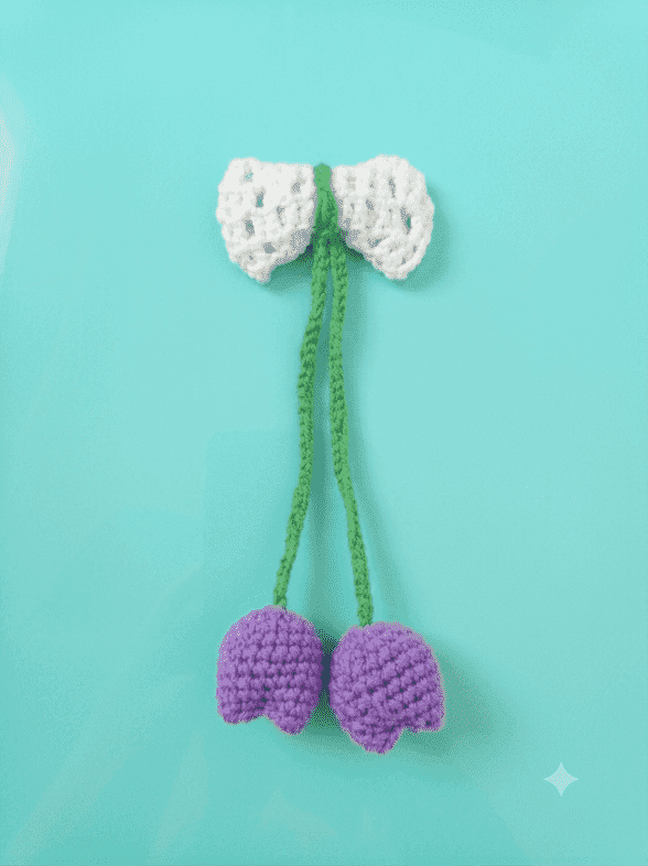 Tulip & Bow Hair Tie Set