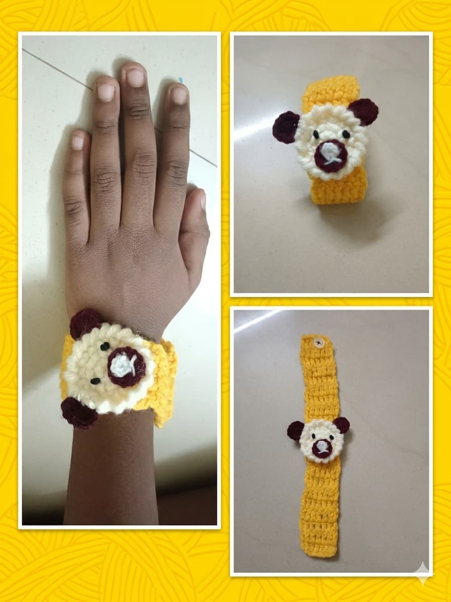 Crochet Animal-Faced Band / Toy Watch