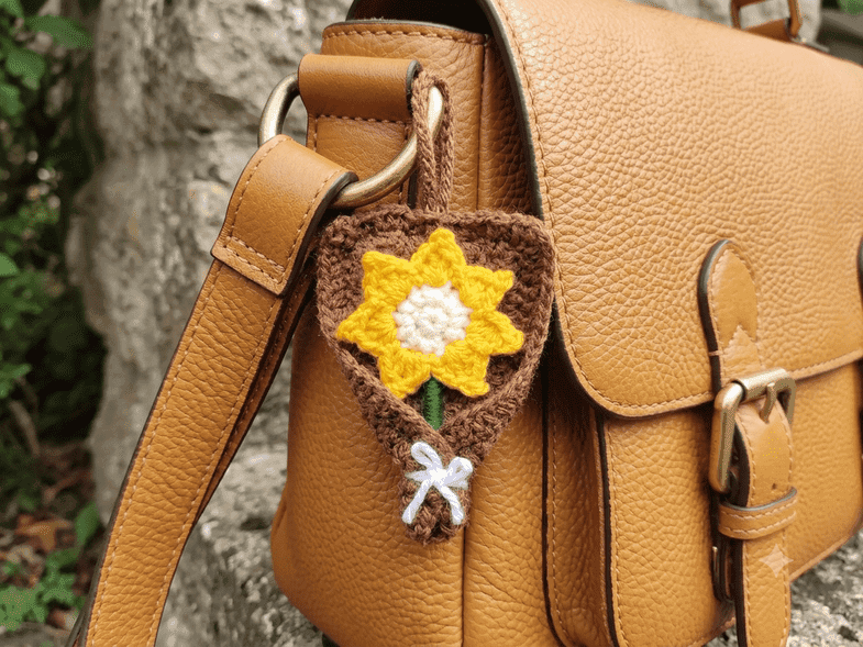 Sunflower Bouquet Charm